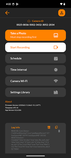 TLC5000 BLE Screenshot 2