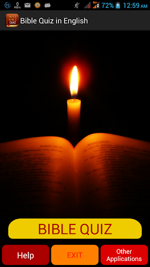 Bible Quiz in English Screenshot 0