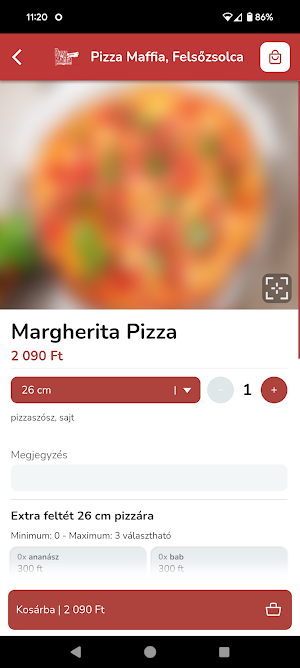 Pizza Maffia, Felsőzsolca Screenshot 2