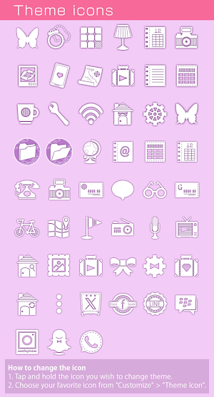 Wisteria Glow Theme +HOME Screenshot 3