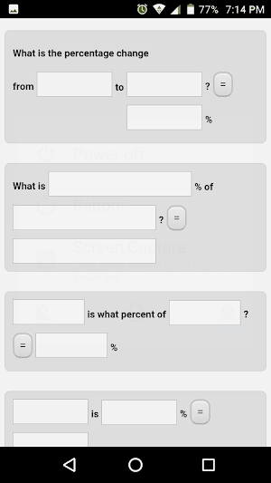Percentage Calculator Screenshot 0