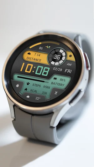 ZKinWatch Yellow green Texture Screenshot 2