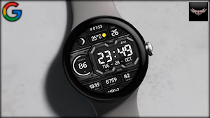 Flux Digital Watch Face Screenshot 1