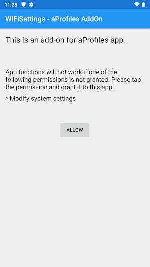 WiFiSettings - aProfiles AddOn Screenshot 1