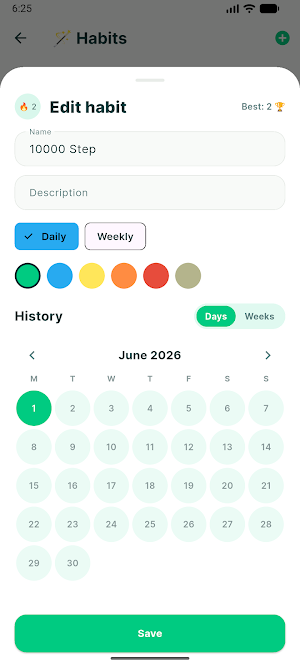 Flowo — Life Planner Screenshot 1