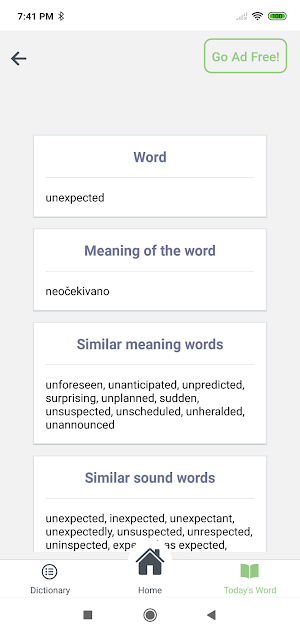 Croatian English Translator Screenshot 3