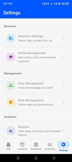 Tradezzila - Business Manager Screenshot 1