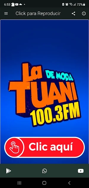 Radio La Tuani 100.3 App Screenshot 0