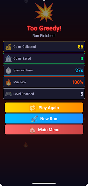 Greedy Coin Run Screenshot 2