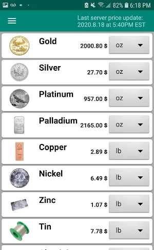 Coin Melt Value Screenshot 2
