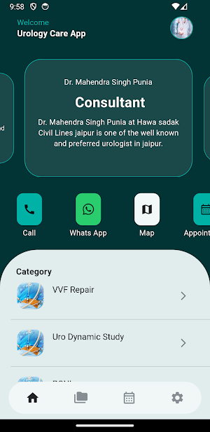 Urology Care App Screenshot 0