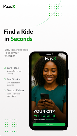 paze X - Request a ride Screenshot 1