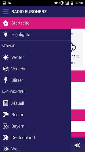 Radio Euroherz Screenshot 2