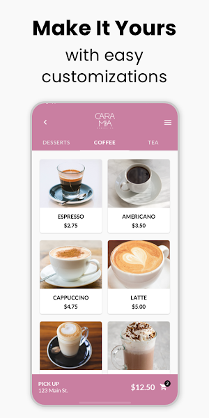 Cara Mia Baking Co Screenshot 2