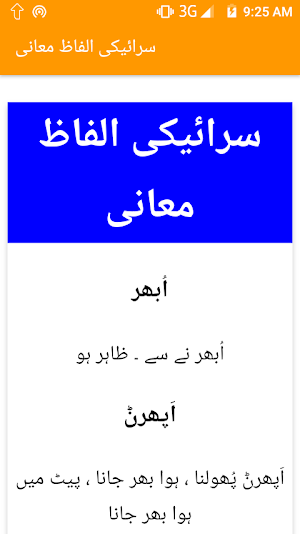 Saraiki Zuban Screenshot 3