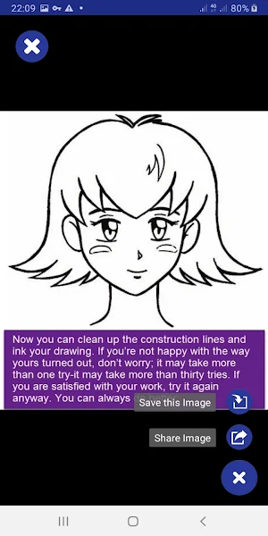 Anime Face Draw Tutorials Screenshot 3