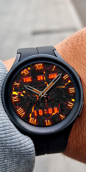 Analog Lava FY02 Watch face Screenshot 2