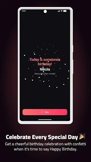 Peles Birthday Reminder Screenshot 1