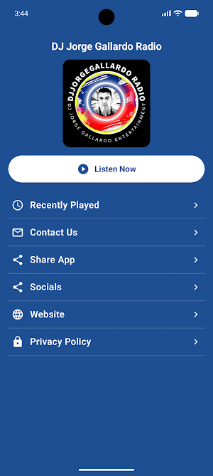 DJ Jorge Gallardo Radio Screenshot 1