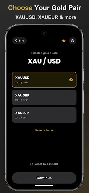 Gold Lot Size Calculator Screenshot 0