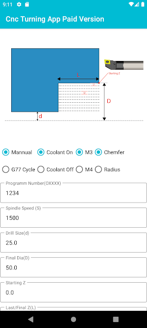 Cnc Turning Programming Paid Screenshot 1