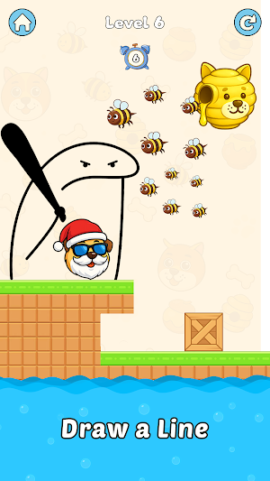 Puppy Rescue: Draw to Save Screenshot 0