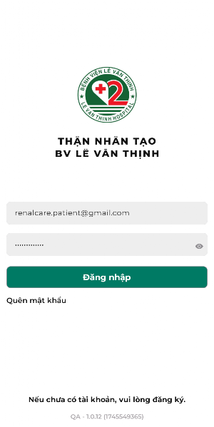 Thận Nhân Tạo BV Lê Văn Thịnh Screenshot 0