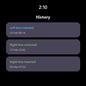 Lensday - Track Your Lenses Screenshot 0