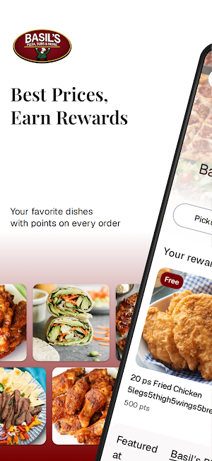 Basil's Pizza Subs & More Screenshot 0