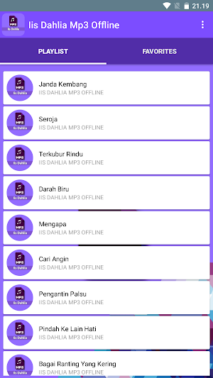 Iis Dahlia Mp3 Offline Screenshot 3