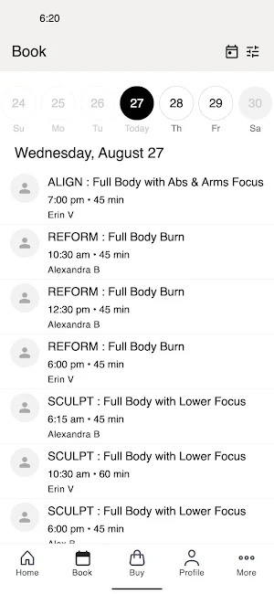 Align & Reform Pilates Screenshot 1