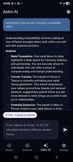 Vedic Chart: Kundli & Astro AI Screenshot 2