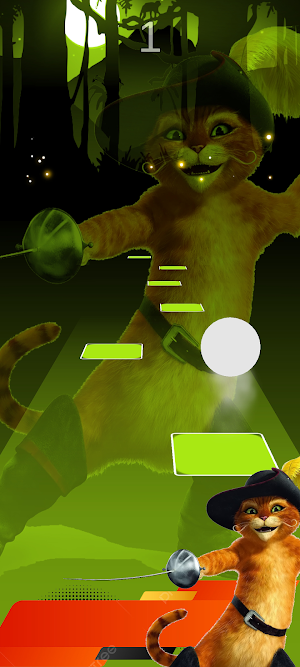 Puss In Boots Tile Hop Screenshot 3