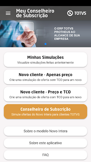 Meu Conselheiro de Subscrição Screenshot 0