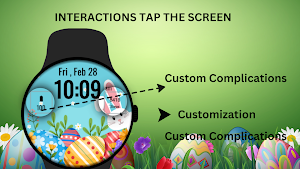 Easter Bunny Watch Face Screenshot 3