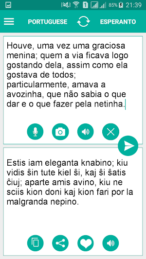 Esperanto Portuguese Translato Screenshot 0