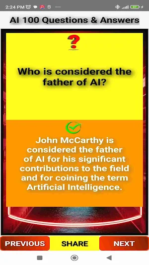 AI 100 Questions and Answers Screenshot 2
