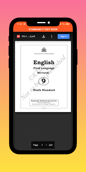 Karnataka Board Class 9 Books Screenshot 0