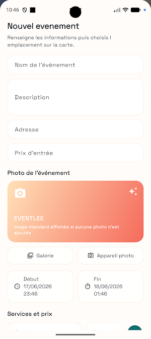 Eventlee Screenshot 1