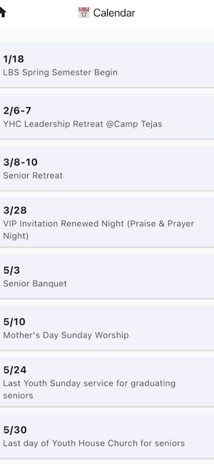 SNY Youth Ministry Screenshot 1