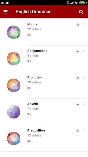 English Grammar Screenshot 1