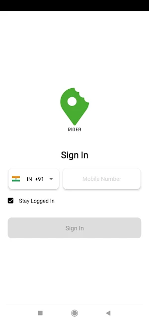 iBite Food Driver Screenshot 1