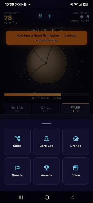 Core Breaker: Idle Space Miner Screenshot 3