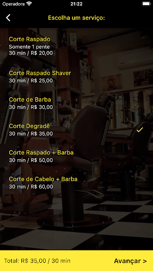 Barbearia Mangoni Screenshot 2
