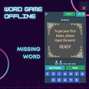 Blank Word Game Offline Screenshot 1