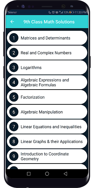 Math Notes For Matric FSc ICS  Screenshot 2