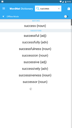 Advanced English Dictionary & Thesaurus Screenshot 1