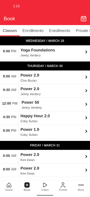 PureFire Yoga Screenshot 1