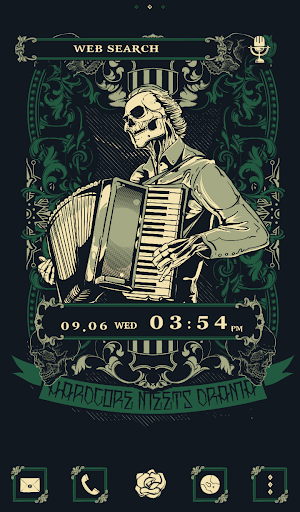 Skeletal Musician Theme Screenshot 0