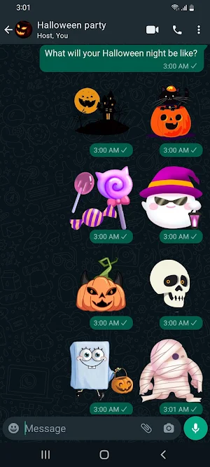 Halloween Stickers WhatsApps Screenshot 1
